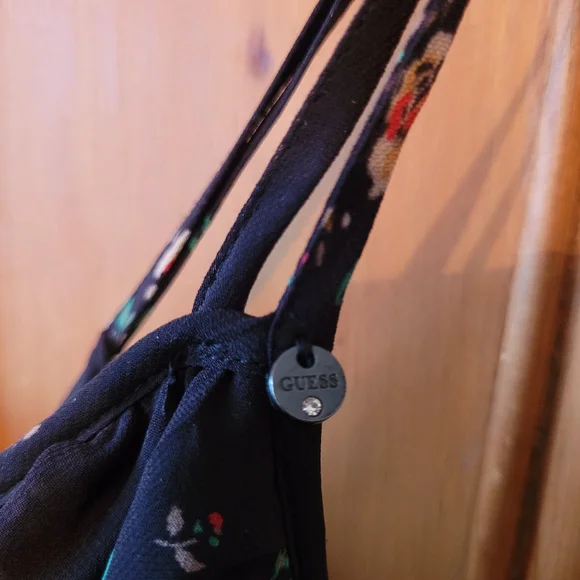 Guess Black Floral Maxi Dress - Picture 5 of 14